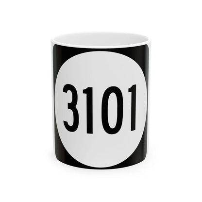 PR tertiary 3101 (Puerto Rico) (Road Sign) White Coffee Mug 11oz - Go Mug Yourself