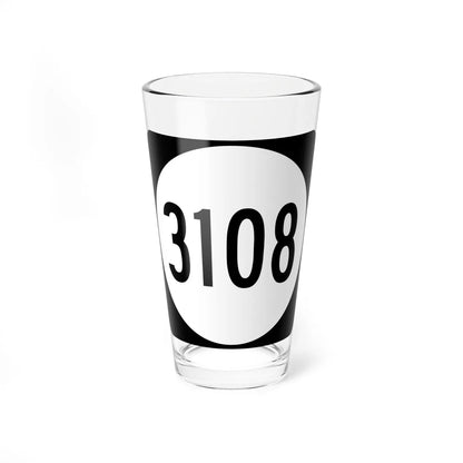 PR tertiary 3108 (Puerto Rico) (Road Sign) Pint Glass 16oz 16oz - Go Mug Yourself