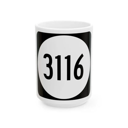 PR tertiary 3116 (Puerto Rico) (Road Sign) White Coffee Mug 15oz - Go Mug Yourself