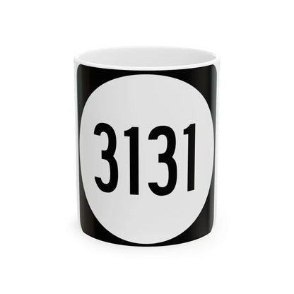 PR tertiary 3131 (Puerto Rico) (Road Sign) White Coffee Mug 11oz - Go Mug Yourself