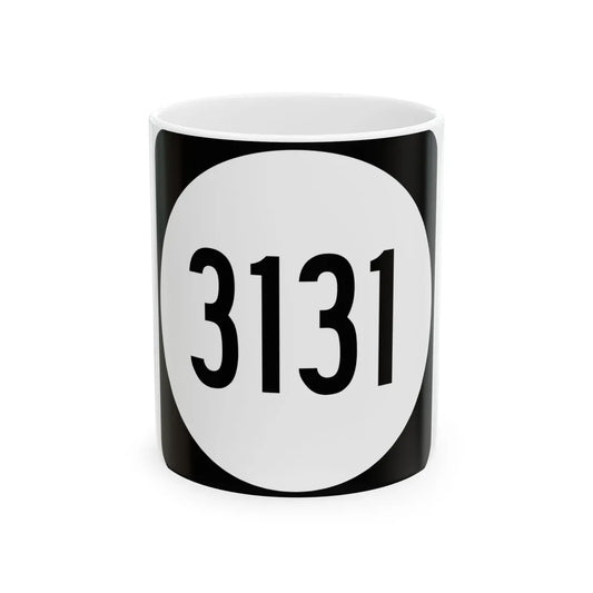 PR tertiary 3131 (Puerto Rico) (Road Sign) White Coffee Mug 11oz - Go Mug Yourself