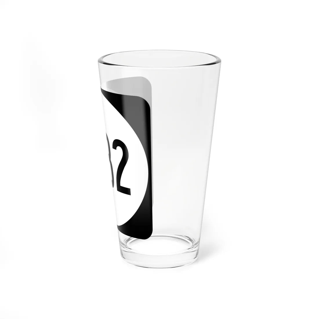 PR tertiary 3132 (Puerto Rico) (Road Sign) Pint Glass 16oz - Go Mug Yourself