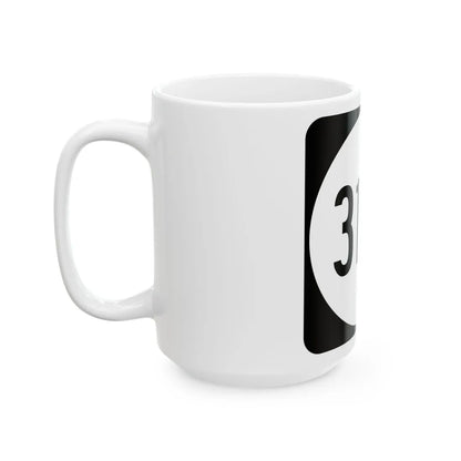 PR tertiary 3132 (Puerto Rico) (Road Sign) White Coffee Mug - Go Mug Yourself
