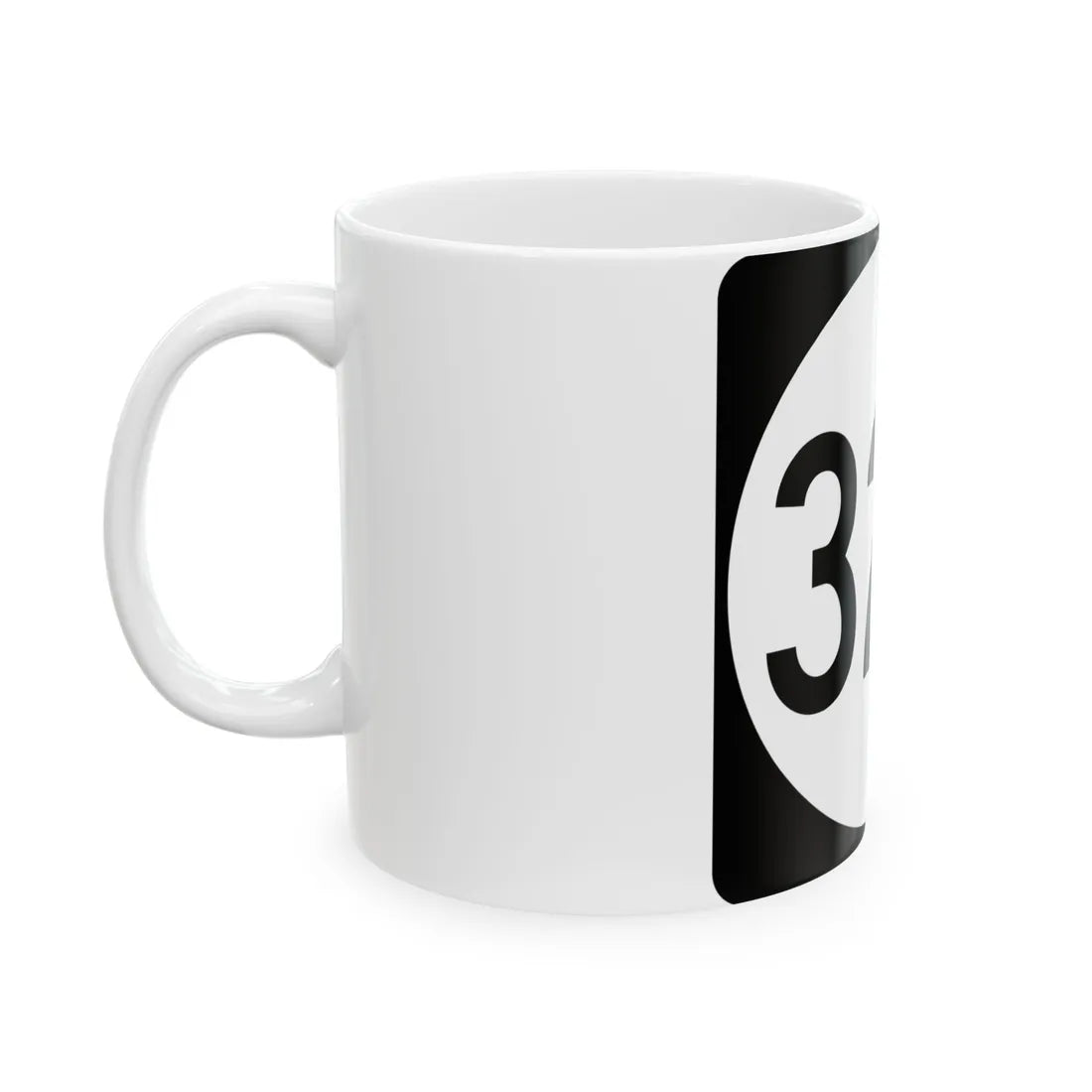 PR tertiary 326 (Puerto Rico) (Road Sign) White Coffee Mug - Go Mug Yourself
