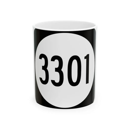 PR tertiary 3301 (Puerto Rico) (Road Sign) White Coffee Mug 11oz - Go Mug Yourself
