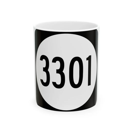 PR tertiary 3301 (Puerto Rico) (Road Sign) White Coffee Mug 11oz - Go Mug Yourself