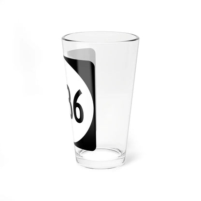 PR tertiary 3336 (Puerto Rico) (Road Sign) Pint Glass 16oz - Go Mug Yourself