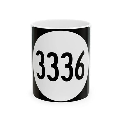PR tertiary 3336 (Puerto Rico) (Road Sign) White Coffee Mug 11oz - Go Mug Yourself