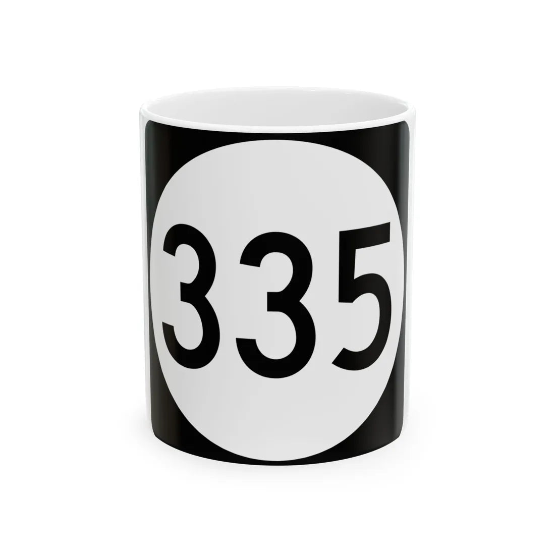 PR tertiary 335 (Puerto Rico) (Road Sign) White Coffee Mug 11oz - Go Mug Yourself