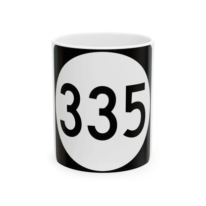 PR tertiary 335 (Puerto Rico) (Road Sign) White Coffee Mug 11oz - Go Mug Yourself