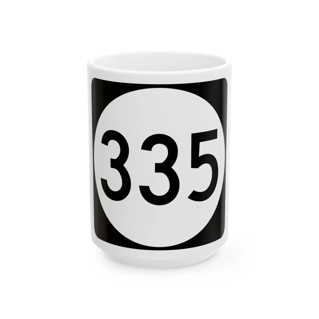 PR tertiary 335 (Puerto Rico) (Road Sign) White Coffee Mug 15oz - Go Mug Yourself