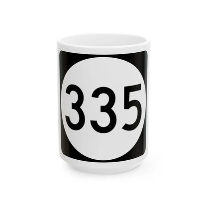 PR tertiary 335 (Puerto Rico) (Road Sign) White Coffee Mug 15oz - Go Mug Yourself