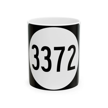 PR tertiary 3372 (Puerto Rico) (Road Sign) White Coffee Mug 11oz - Go Mug Yourself
