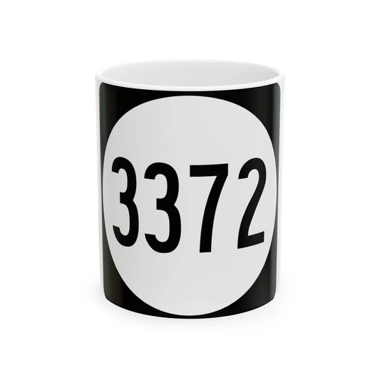 PR tertiary 3372 (Puerto Rico) (Road Sign) White Coffee Mug 11oz - Go Mug Yourself