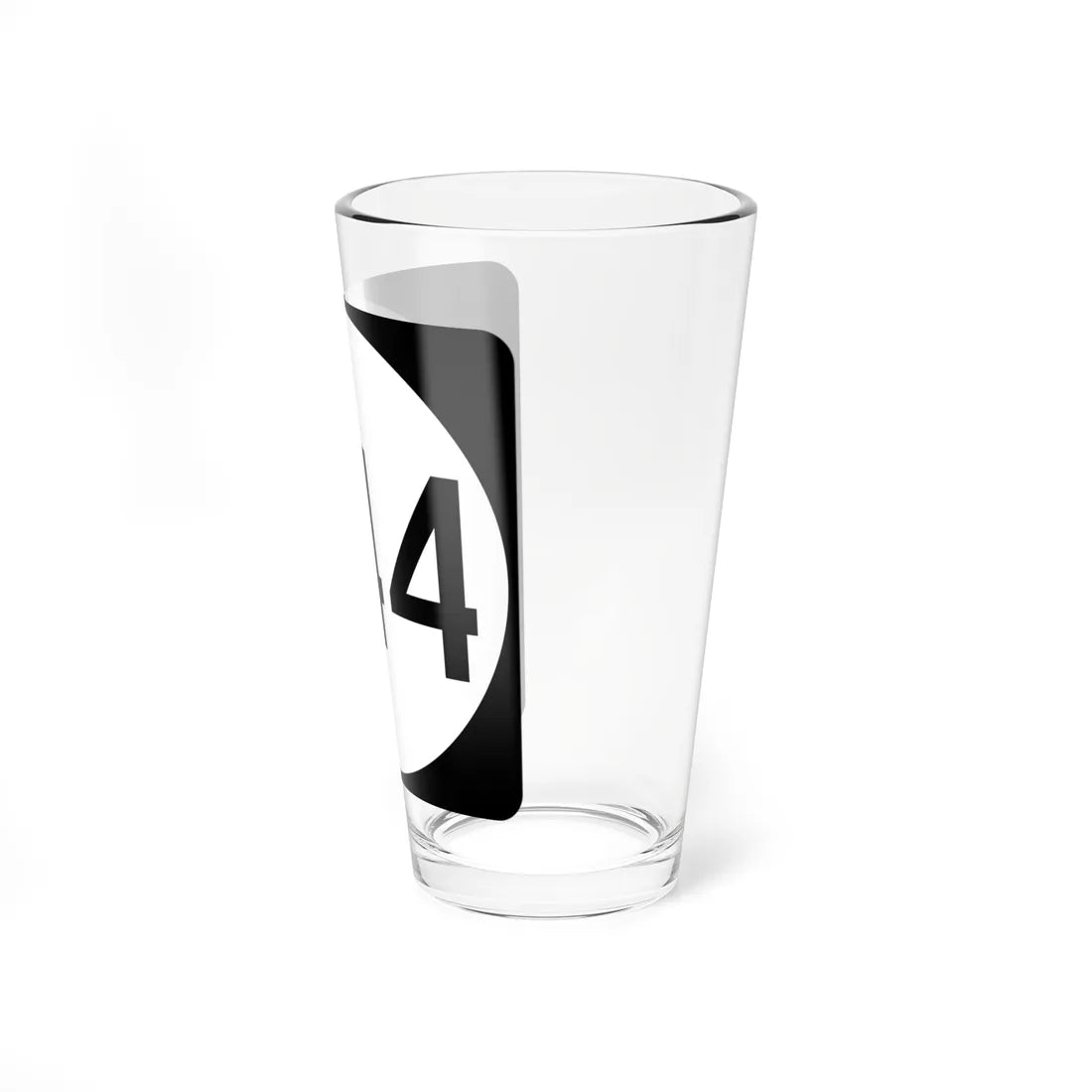 PR tertiary 344 (Puerto Rico) (Road Sign) Pint Glass 16oz - Go Mug Yourself