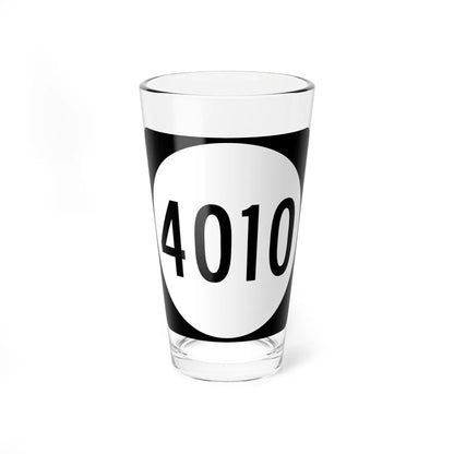 PR tertiary 4010 (Puerto Rico) (Road Sign) Pint Glass 16oz 16oz - Go Mug Yourself