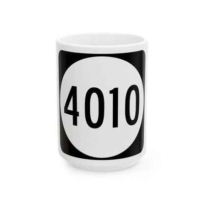 PR tertiary 4010 (Puerto Rico) (Road Sign) White Coffee Mug 15oz - Go Mug Yourself