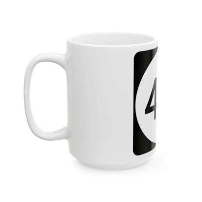 PR tertiary 413 (Puerto Rico) (Road Sign) White Coffee Mug - Go Mug Yourself
