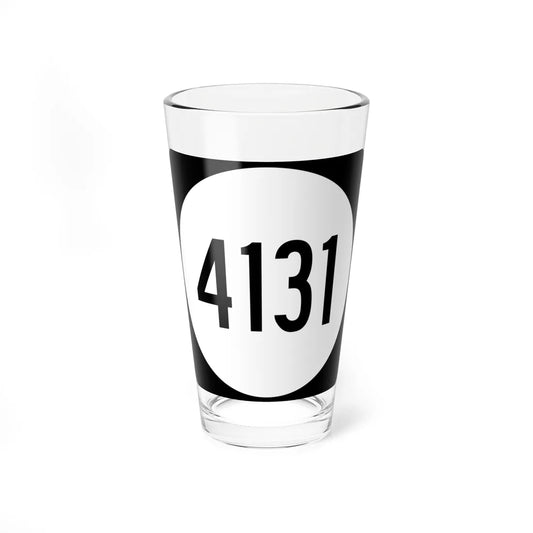 PR tertiary 4131 (Puerto Rico) (Road Sign) Pint Glass 16oz 16oz - Go Mug Yourself