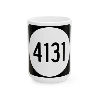 PR tertiary 4131 (Puerto Rico) (Road Sign) White Coffee Mug 15oz - Go Mug Yourself