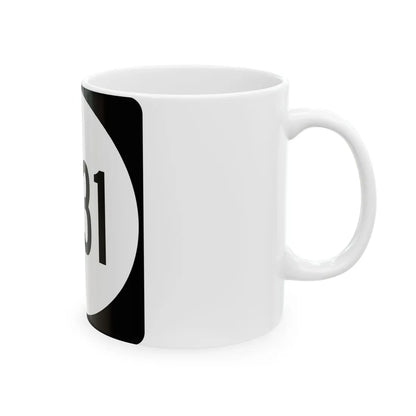 PR tertiary 4131 (Puerto Rico) (Road Sign) White Coffee Mug - Go Mug Yourself