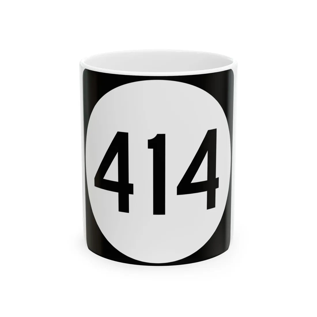 PR tertiary 414 (Puerto Rico) (Road Sign) White Coffee Mug 11oz - Go Mug Yourself