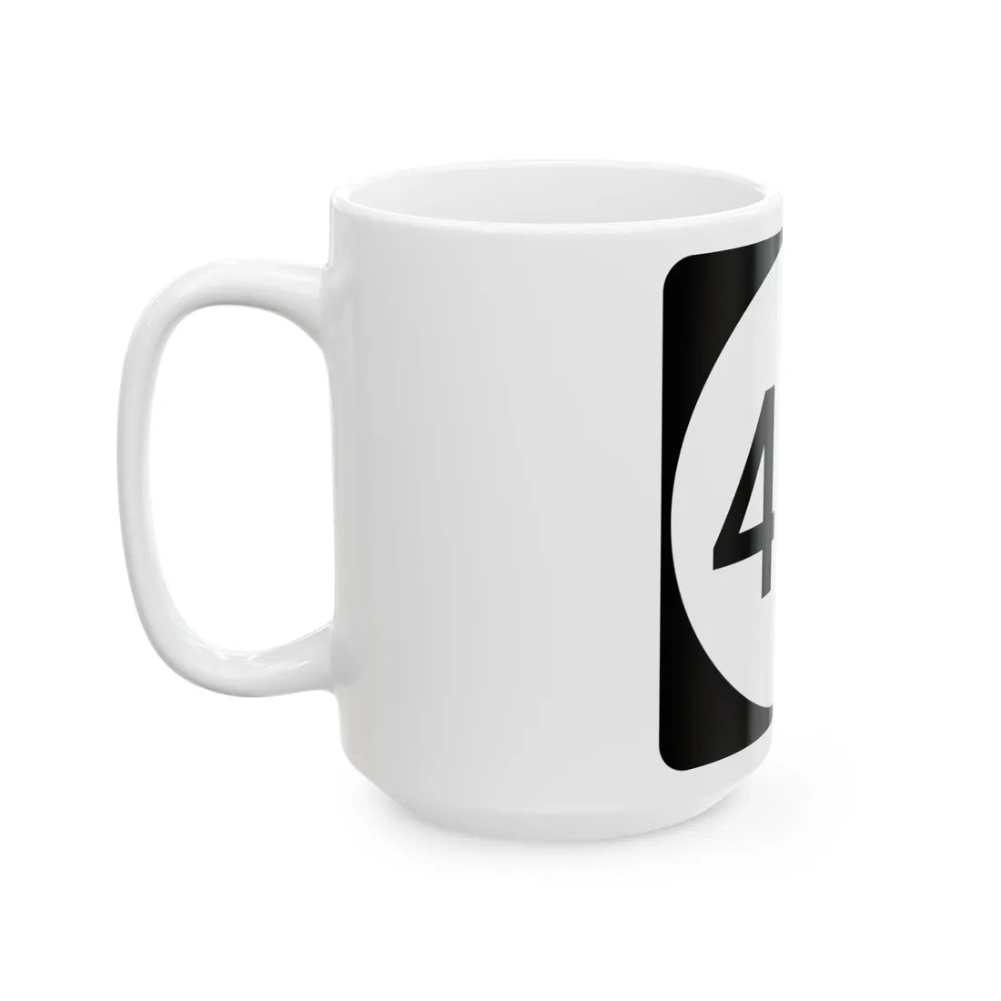 PR tertiary 414 (Puerto Rico) (Road Sign) White Coffee Mug - Go Mug Yourself