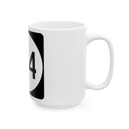 PR tertiary 414 (Puerto Rico) (Road Sign) White Coffee Mug - Go Mug Yourself