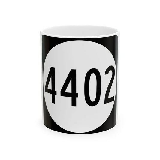 PR tertiary 4402 (Puerto Rico) (Road Sign) White Coffee Mug 11oz - Go Mug Yourself