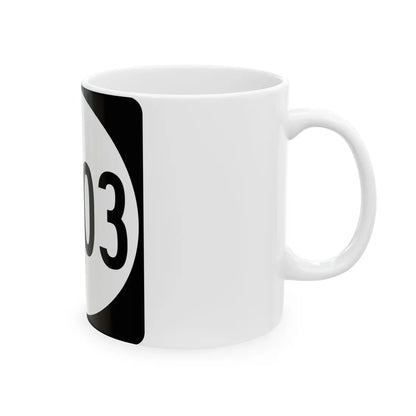 PR tertiary 4403 (Puerto Rico) (Road Sign) White Coffee Mug - Go Mug Yourself