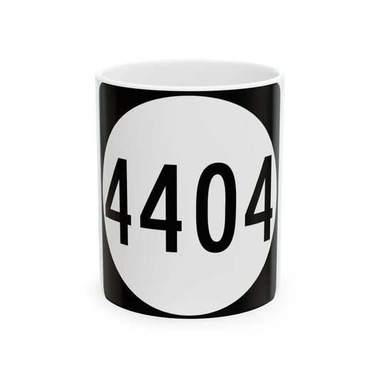 PR tertiary 4404 (Puerto Rico) (Road Sign) White Coffee Mug 11oz - Go Mug Yourself