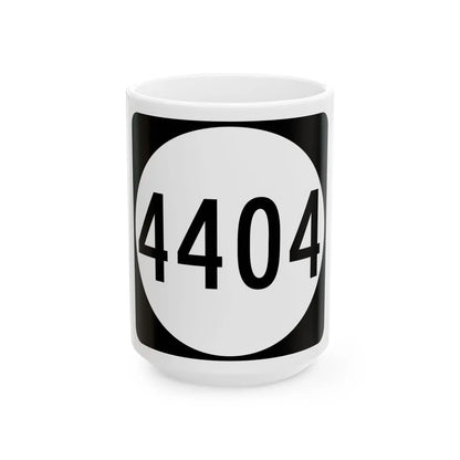 PR tertiary 4404 (Puerto Rico) (Road Sign) White Coffee Mug 15oz - Go Mug Yourself