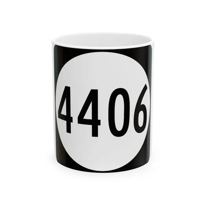 PR tertiary 4406 (Puerto Rico) (Road Sign) White Coffee Mug 11oz - Go Mug Yourself