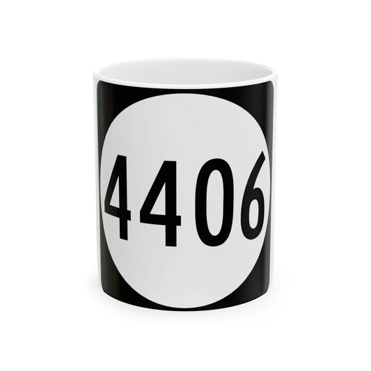 PR tertiary 4406 (Puerto Rico) (Road Sign) White Coffee Mug 11oz - Go Mug Yourself