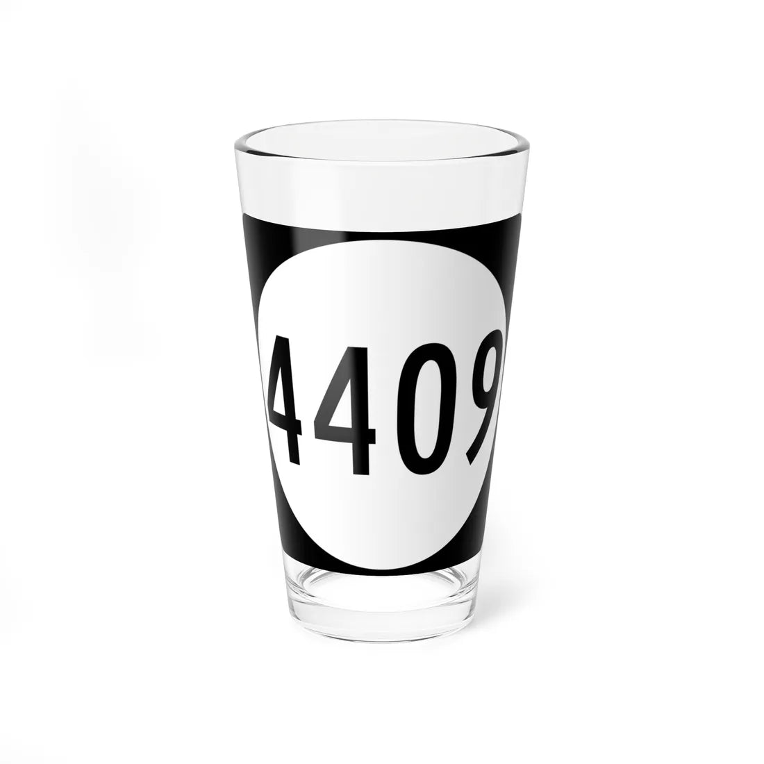 PR tertiary 4409 (Puerto Rico) (Road Sign) Pint Glass 16oz 16oz - Go Mug Yourself