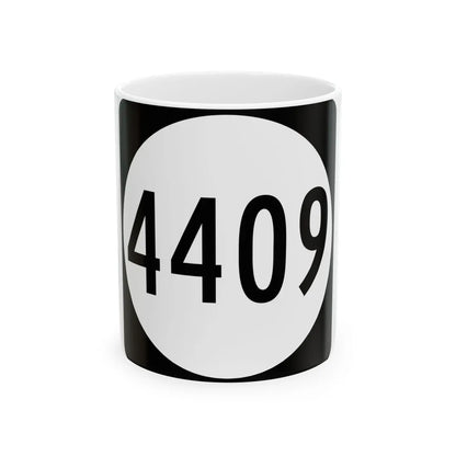 PR tertiary 4409 (Puerto Rico) (Road Sign) White Coffee Mug 11oz - Go Mug Yourself