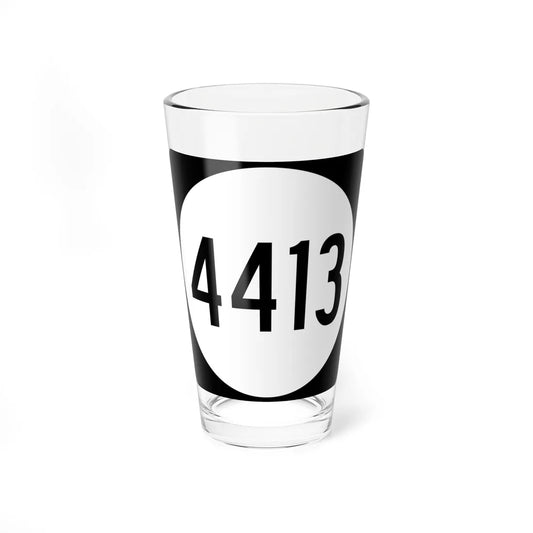 PR tertiary 4413 (Puerto Rico) (Road Sign) Pint Glass 16oz 16oz - Go Mug Yourself