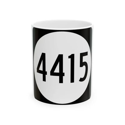 PR tertiary 4415 (Puerto Rico) (Road Sign) White Coffee Mug 11oz - Go Mug Yourself