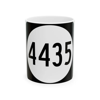 PR tertiary 4435 (Puerto Rico) (Road Sign) White Coffee Mug 11oz - Go Mug Yourself