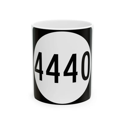 PR tertiary 4440 (Puerto Rico) (Road Sign) White Coffee Mug 11oz - Go Mug Yourself