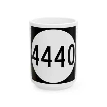 PR tertiary 4440 (Puerto Rico) (Road Sign) White Coffee Mug 15oz - Go Mug Yourself