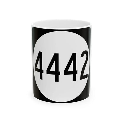 PR tertiary 4442 (Puerto Rico) (Road Sign) White Coffee Mug 11oz - Go Mug Yourself