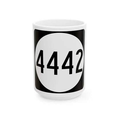 PR tertiary 4442 (Puerto Rico) (Road Sign) White Coffee Mug 15oz - Go Mug Yourself