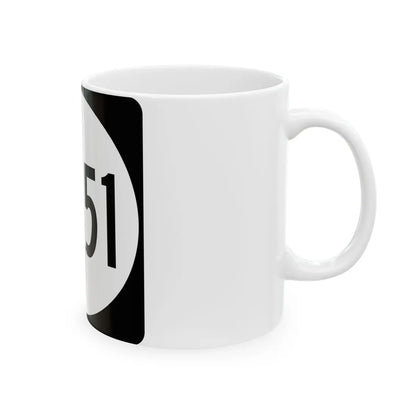 PR tertiary 4451 (Puerto Rico) (Road Sign) White Coffee Mug - Go Mug Yourself