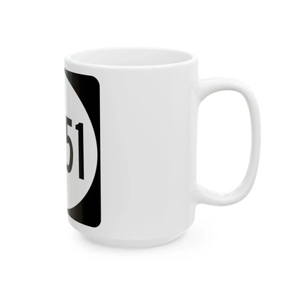 PR tertiary 4451 (Puerto Rico) (Road Sign) White Coffee Mug - Go Mug Yourself