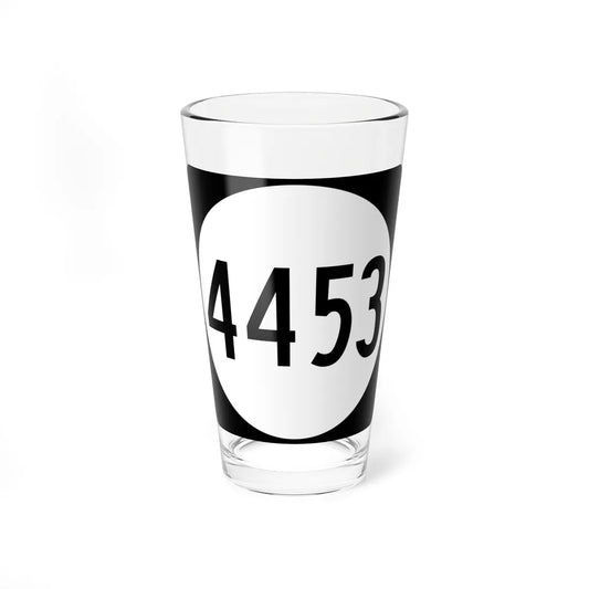 PR tertiary 4453 (Puerto Rico) (Road Sign) Pint Glass 16oz 16oz - Go Mug Yourself