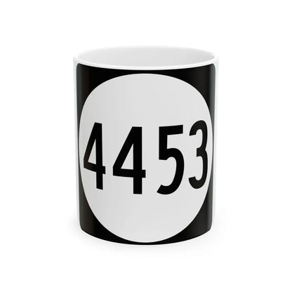 PR tertiary 4453 (Puerto Rico) (Road Sign) White Coffee Mug 11oz - Go Mug Yourself