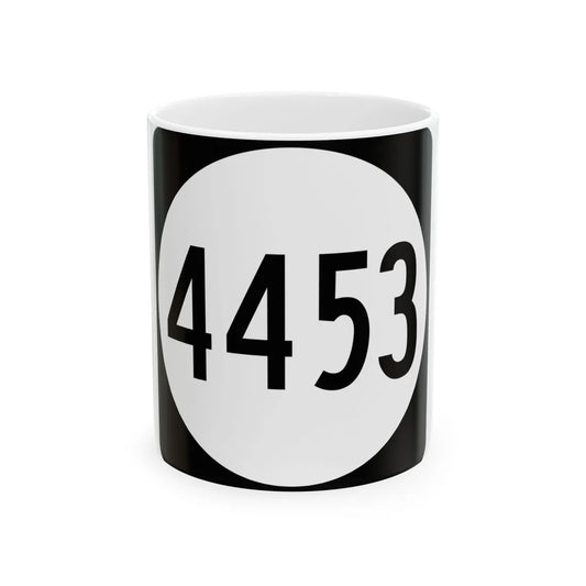PR tertiary 4453 (Puerto Rico) (Road Sign) White Coffee Mug 11oz - Go Mug Yourself