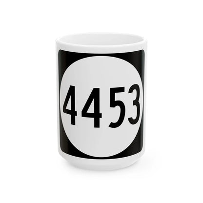 PR tertiary 4453 (Puerto Rico) (Road Sign) White Coffee Mug 15oz - Go Mug Yourself