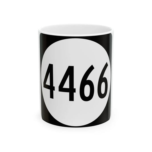 PR tertiary 4466 (Puerto Rico) (Road Sign) White Coffee Mug 11oz - Go Mug Yourself